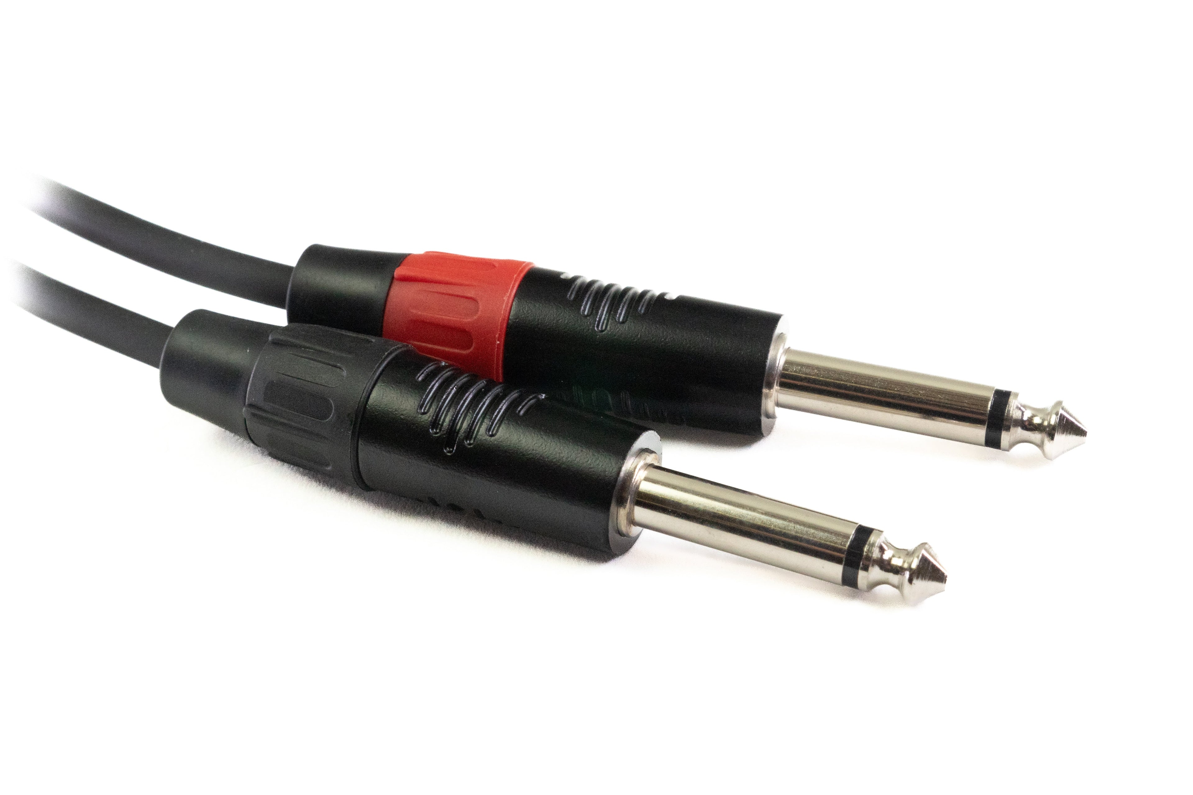 Perfex 2x jack to 3.5mm mini-jack cable (3m)-1