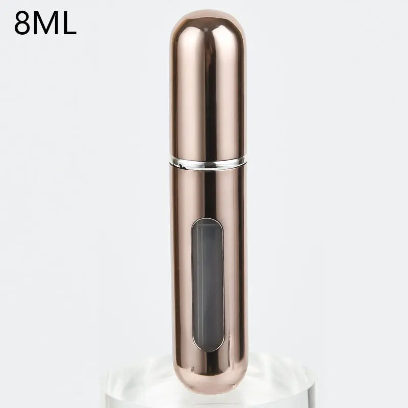Travel-Ready 8/5Ml Perfume Atomizer: Sleek Aluminum Refillable Spray Bottle for Your Favorite Fragrances